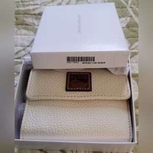 Dooney & Bourke Pebble Grain Leather  Wallet In White